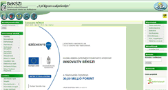 Desktop Screenshot of bekszi.hu